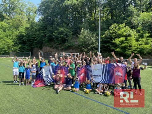Le FC Hochwald a lancé la troisième édition d’une journée réservée aux enfants placés en famille d’accueil et par la protection de l’enfance. Photo Michel Levillain
